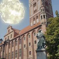 Lotto Giant Glowing Orb at Toruń Town Hall