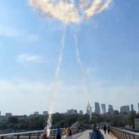 Lotto Light Emerges from Phones Forming Giant Orb