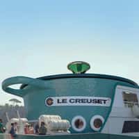 Le Creuset Giant Dutch Oven on Boat