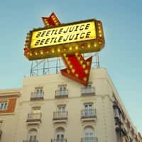 Bershka Beetlejuice Beetlejuice Glowing Signage