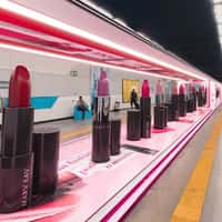 Mary Kay Train Becomes Giant Lipstick Factory