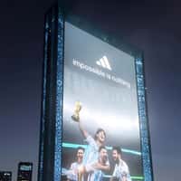 Adidas World Cup Ad Frame in Dubai