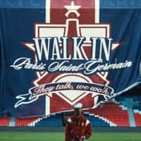 Walk in Paris Giant Banner Unroll at Parc des Princes