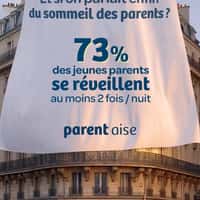 Biolane Giant Banner Revealed on Building Facade