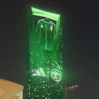Adidas Saudi Arabia Jersey Above Kingdom Centre