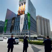 Strada Rocket Launches from Building Roof