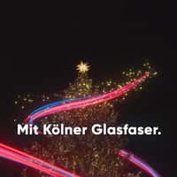 NetCologne Light Flows Through Christmas Market