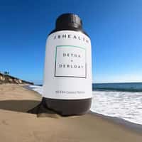 JSHealth Vitamins Giant Bottle Inflates on Beach