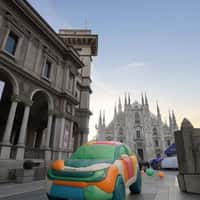 Škoda Auto Colorful Clay Transforms Into Car