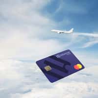 Informer Money Card Speeds Past Airplane