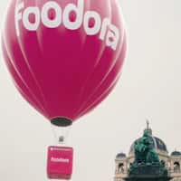 Foodora Hot Air Balloon Delivery