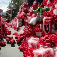 V Energy Street Overflowing With Strawberries