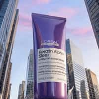 L’Oréal Building Unwraps to Reveal Giant Bottle