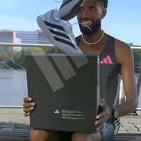 Adidas Sneaker Floating From Shoe Box