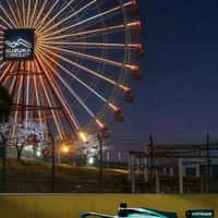 Breitling Suzuka Ferris Wheel Lights Up at Night