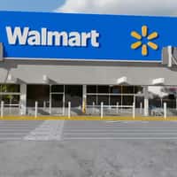 Walmart Food Slides Take Over Storefront