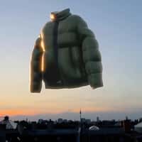 Drykorn Jacket Blowing Up on Rooftop