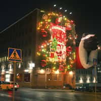 Veikkaus Giant Christmas Card Gets Scratched