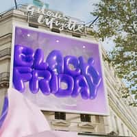Galeries Lafayette Black Friday Balloons