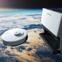 Roborock Vacuum Flying in Space