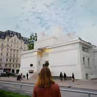Die Chemie Bubble Breaks To Pieces Above Building