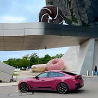 BMW Car Explodes Into Donuts on Street