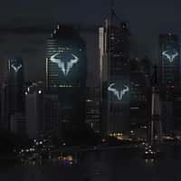 Nike Rafael Nadal Logo on Buildings