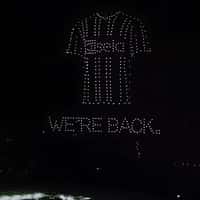 Champions League Jersey Drone Show