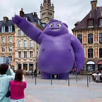 Paramount Pictures Inflated Purple Character