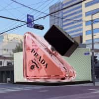 Prada Perfume Bottle Turn Into Shop Store