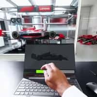 Lenovo Laptop Makes F1 Car at Home Factory