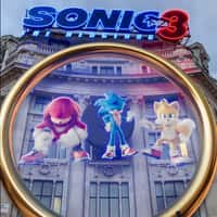 Paramount Pictures Sonic 3 Hanging 3D Hologram