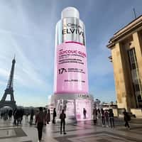 L'Oréal Paris Giant Serum Bottle Pop-up Store