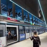 Red Bull Underground Gym on Train