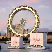 Pandora Golden Ring Ferris Wheel in London