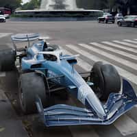 American Express F1 Car Drifting in Mexico