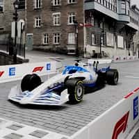 American Express Box Transforms Into F1 Car