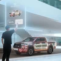 Toyota Hilux Holographic Car Editor