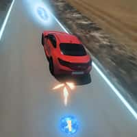 Toyota Sports Car on Interactive Desert Race