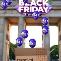 Trendyol Balloons Float From Box in Berlin
