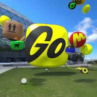 Yandex Go Logo Inflated in Novosibirsk