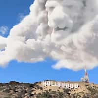 Disney Studios Mufasa Cloud at Hollywood Sign