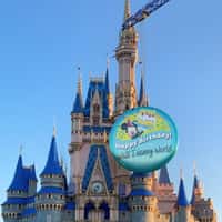 Walt Disney World Birthday Button Badge