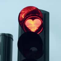 Victoria’s Secret Red Heart Traffic Light
