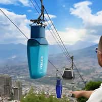 Esika Perfume Cable Cars Above Medellín