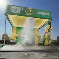 Jif Sneaker Car Wash Station Along the Highway