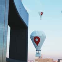 Honor Giant Phone Sends Location Hot Air Balloon