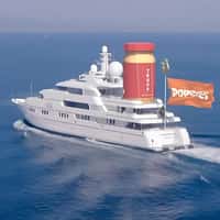 TRUFF Giant Sauce Jar on White Yacht
