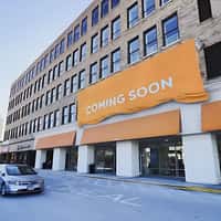 L'Oréal Paris Orange Poster Rolls Down at Ulta Store
