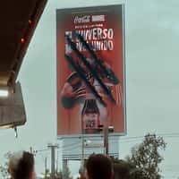 Coca-Cola Wolverine Claws Slashes Billboard